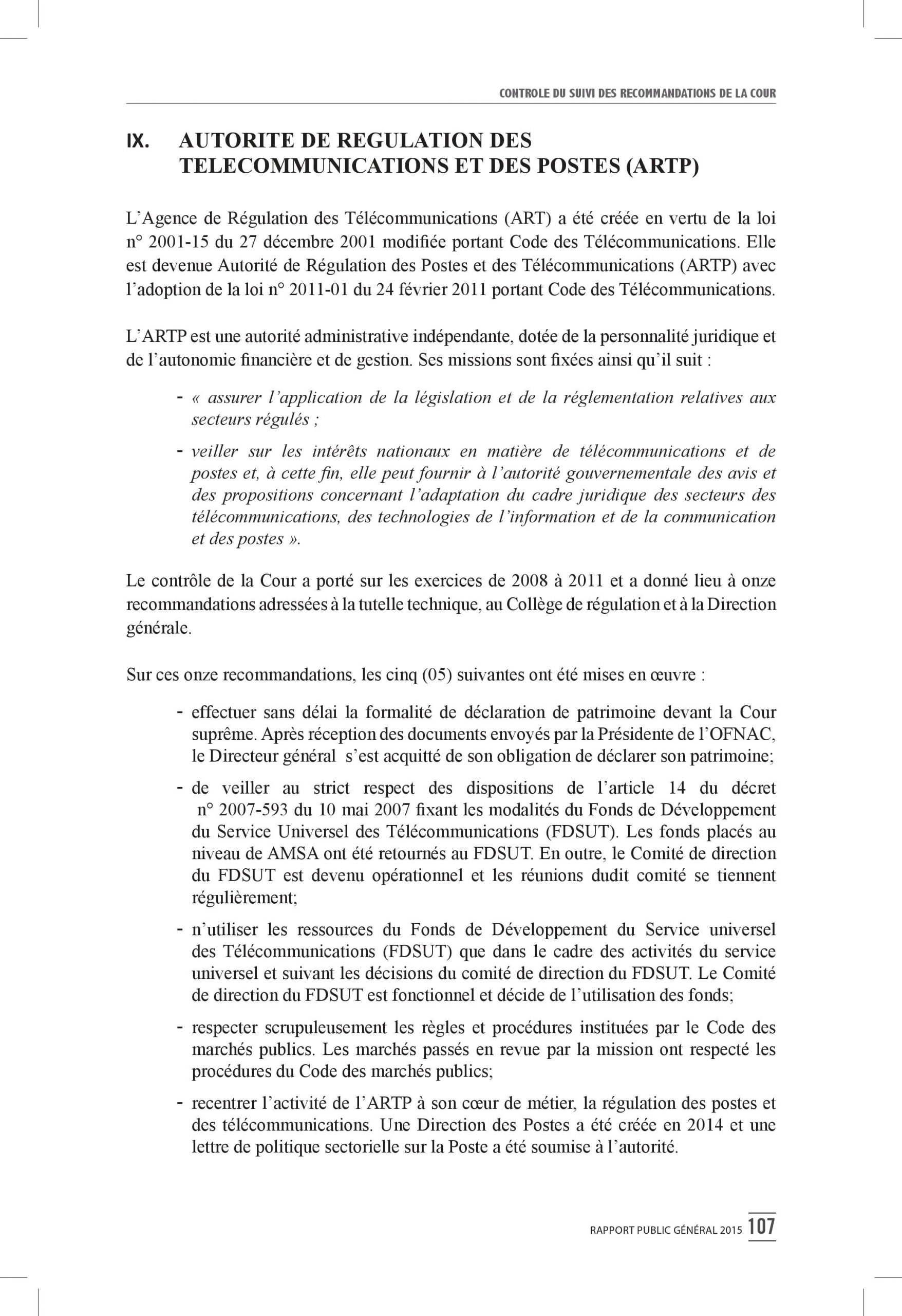 Intégralité du rapport 2015 de la Cour des comptes