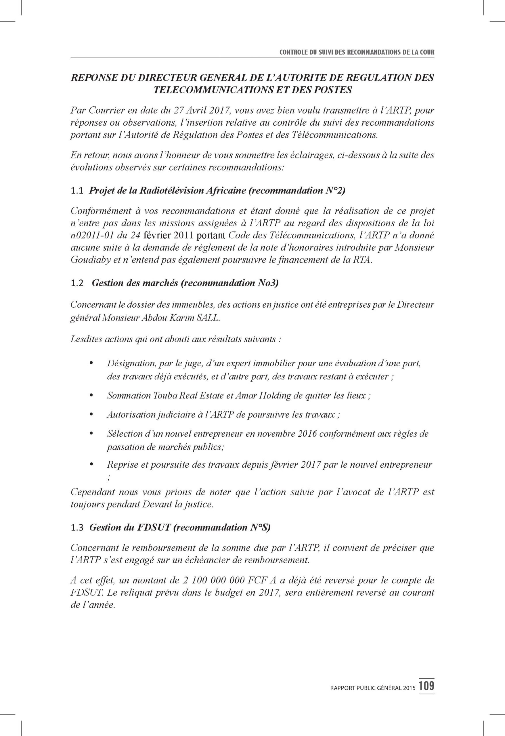 Intégralité du rapport 2015 de la Cour des comptes