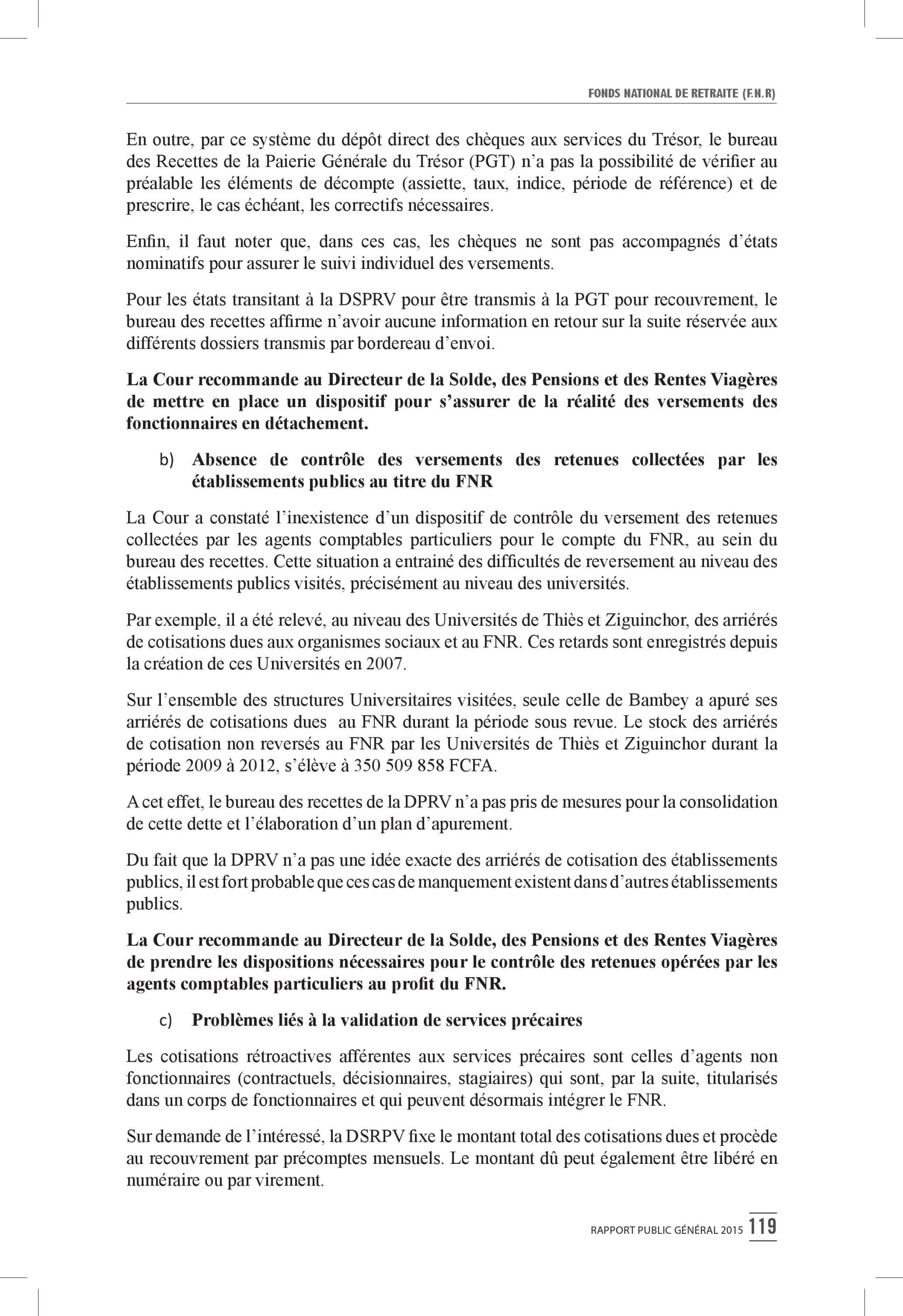 Intégralité du rapport 2015 de la Cour des comptes