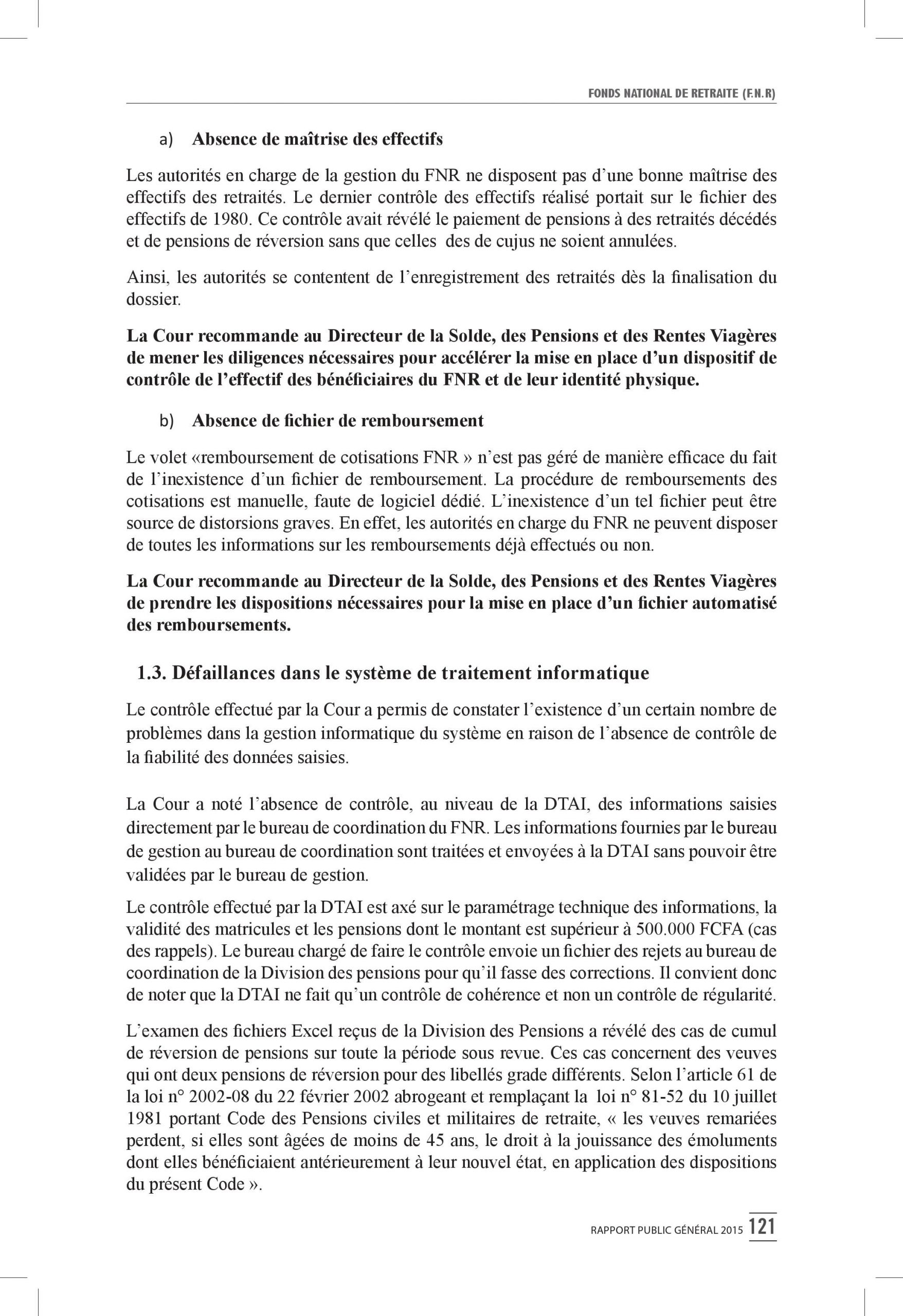 Intégralité du rapport 2015 de la Cour des comptes