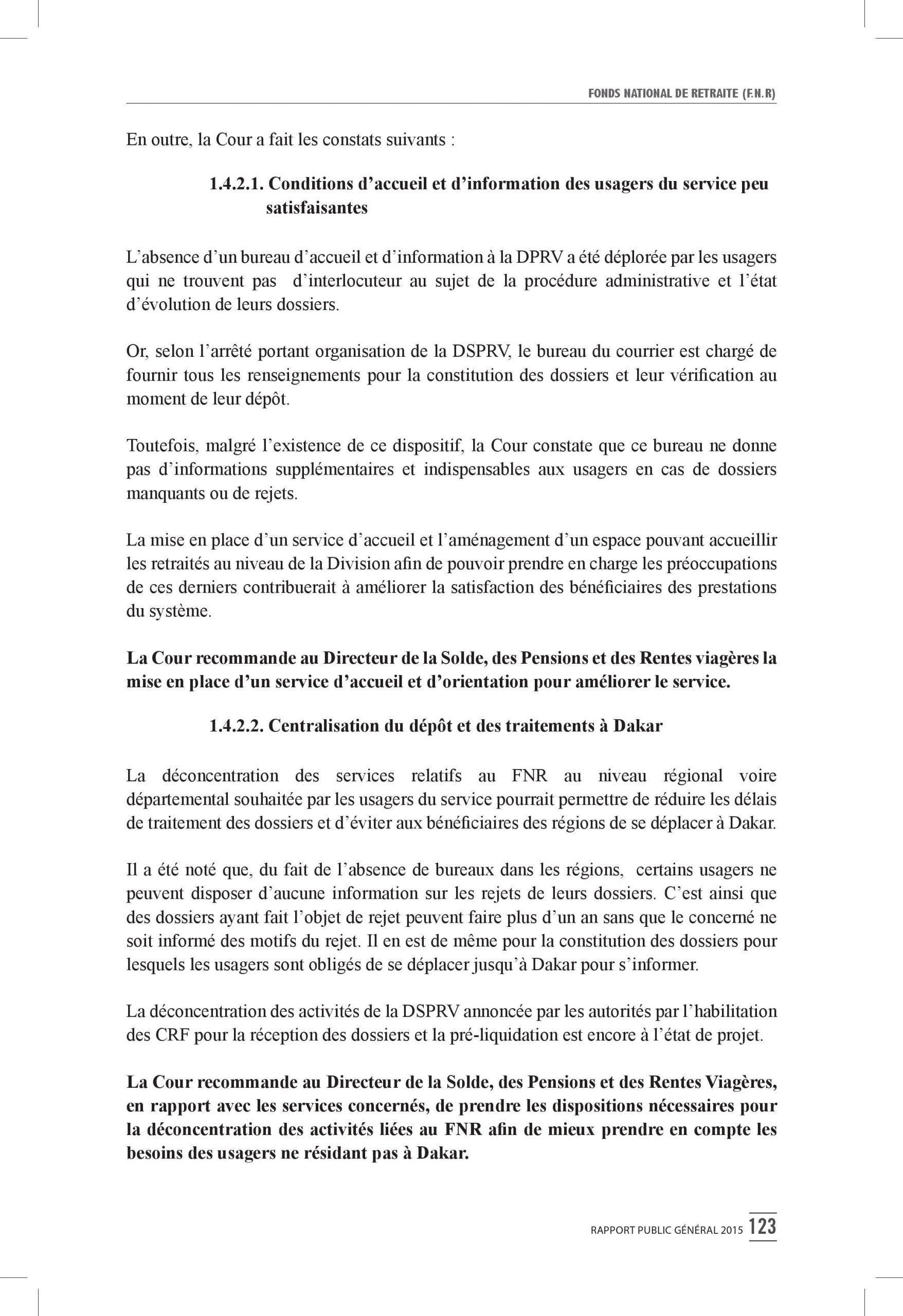 Intégralité du rapport 2015 de la Cour des comptes