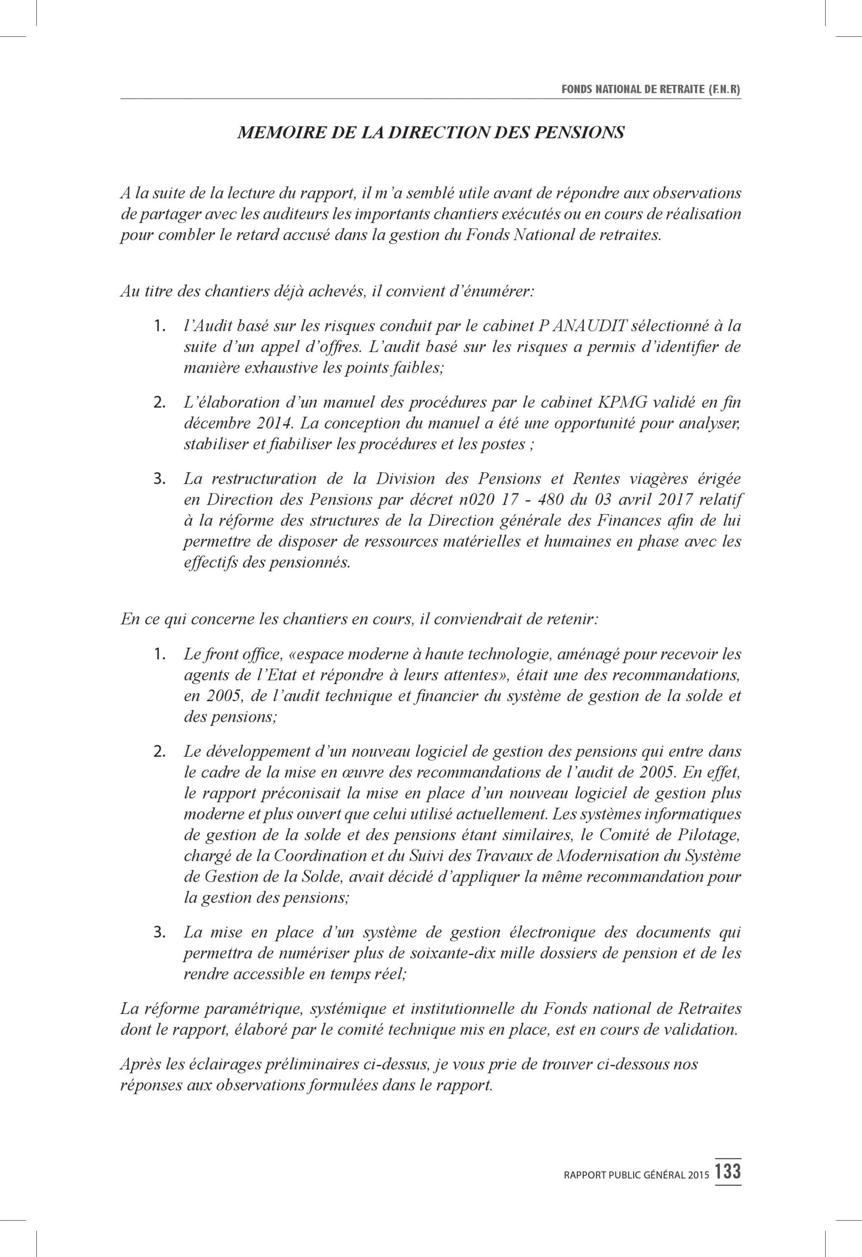 Intégralité du rapport 2015 de la Cour des comptes