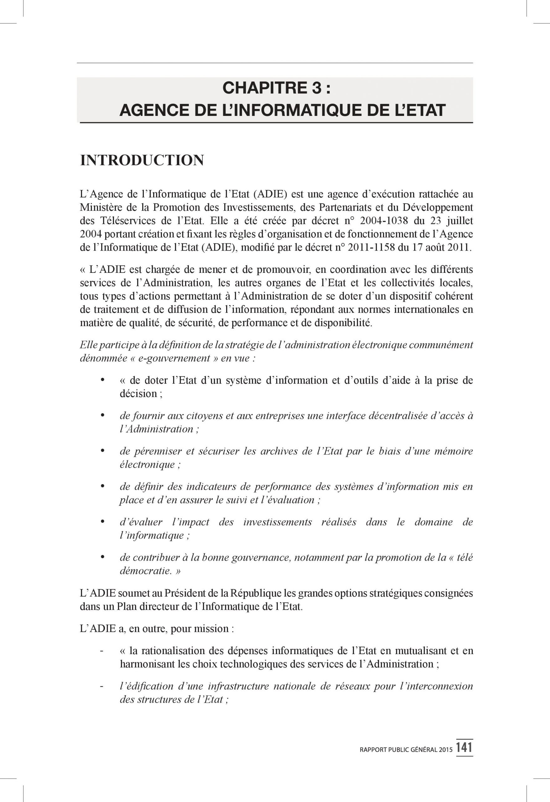 Intégralité du rapport 2015 de la Cour des comptes