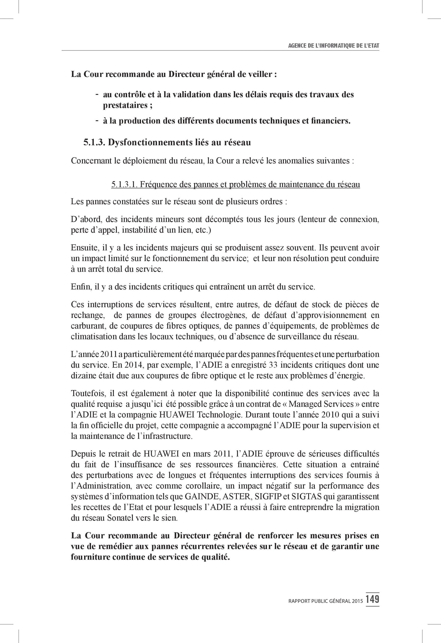 Intégralité du rapport 2015 de la Cour des comptes