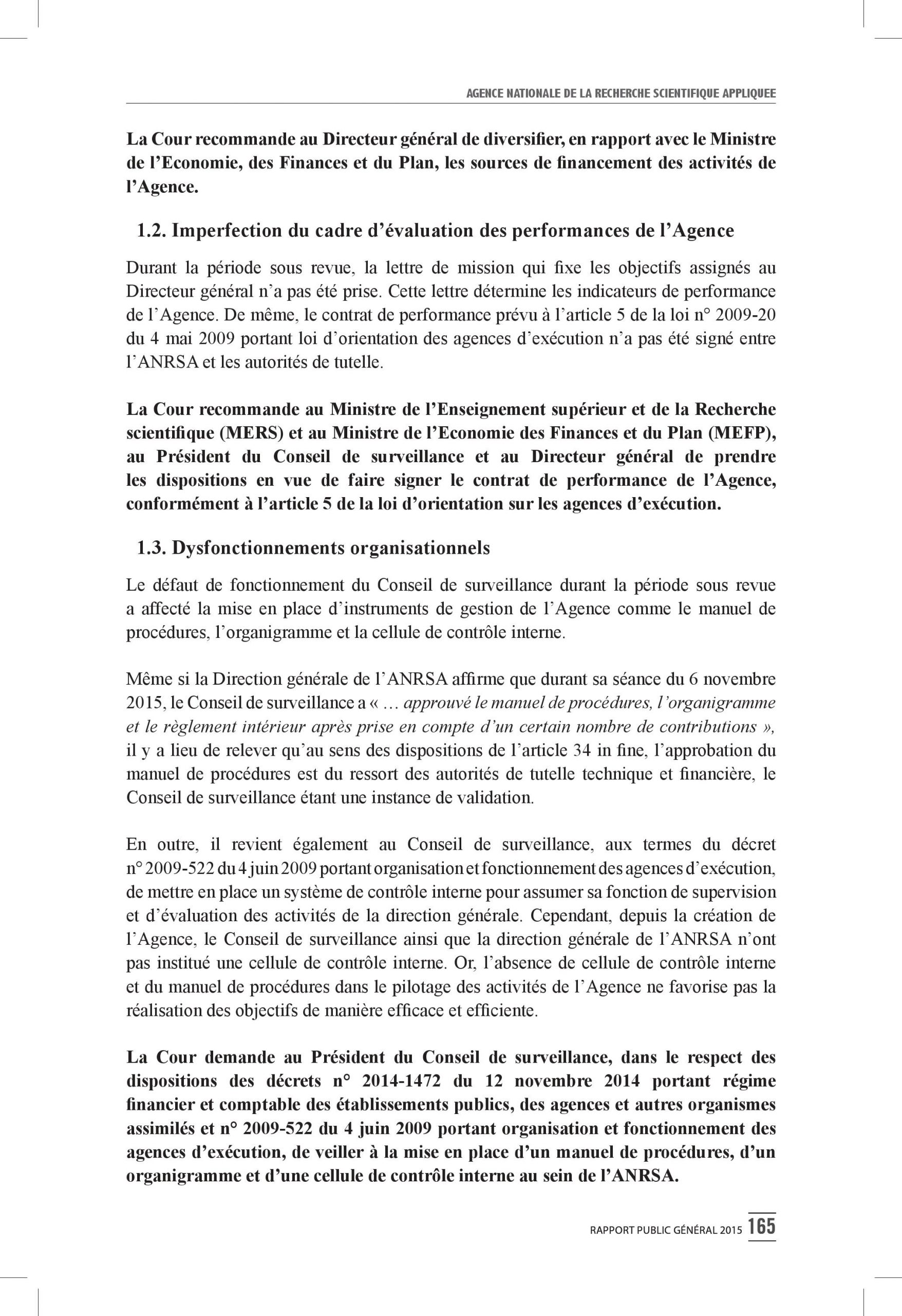 Intégralité du rapport 2015 de la Cour des comptes