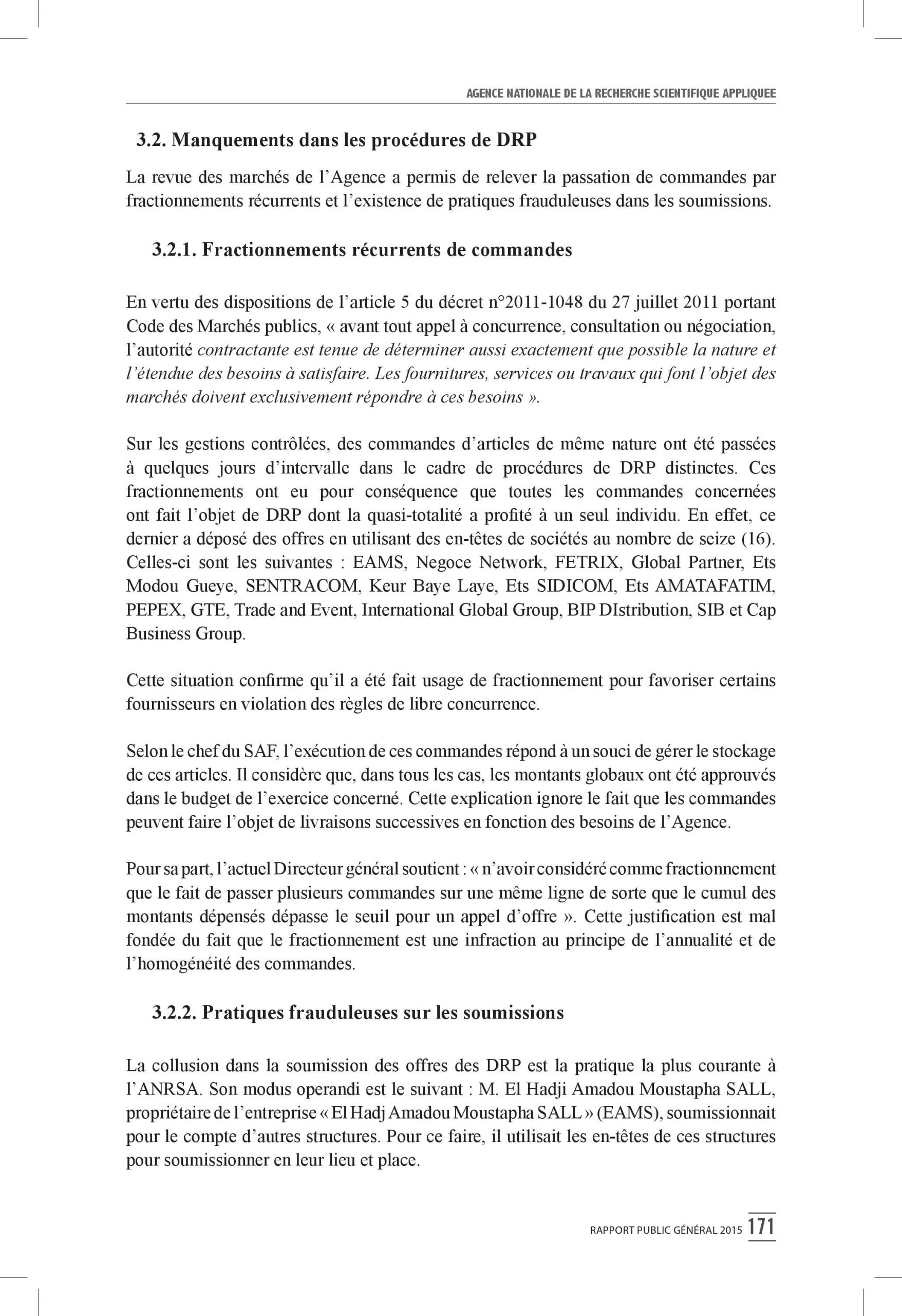 Intégralité du rapport 2015 de la Cour des comptes