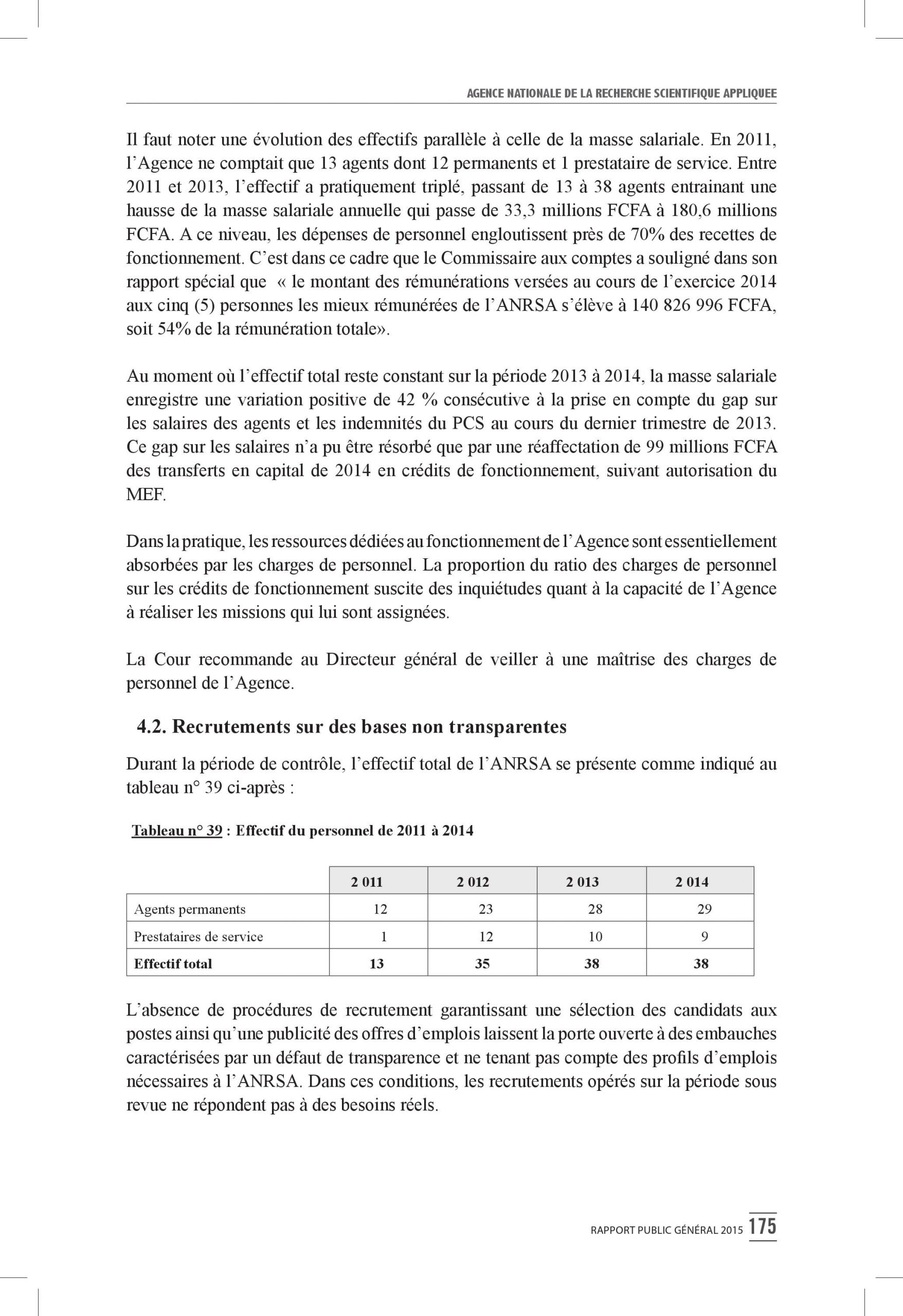 Intégralité du rapport 2015 de la Cour des comptes