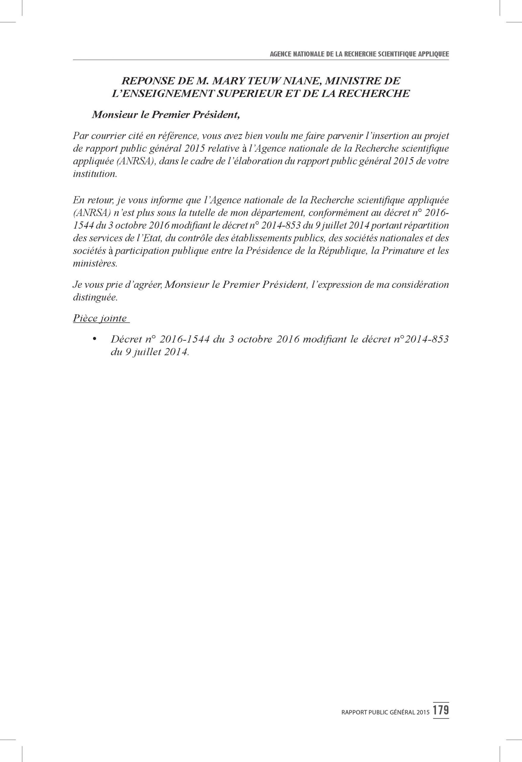 Intégralité du rapport 2015 de la Cour des comptes