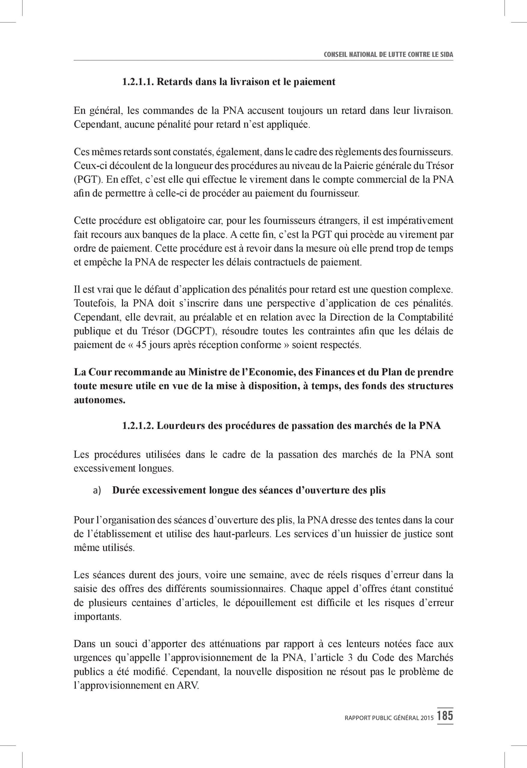 Intégralité du rapport 2015 de la Cour des comptes