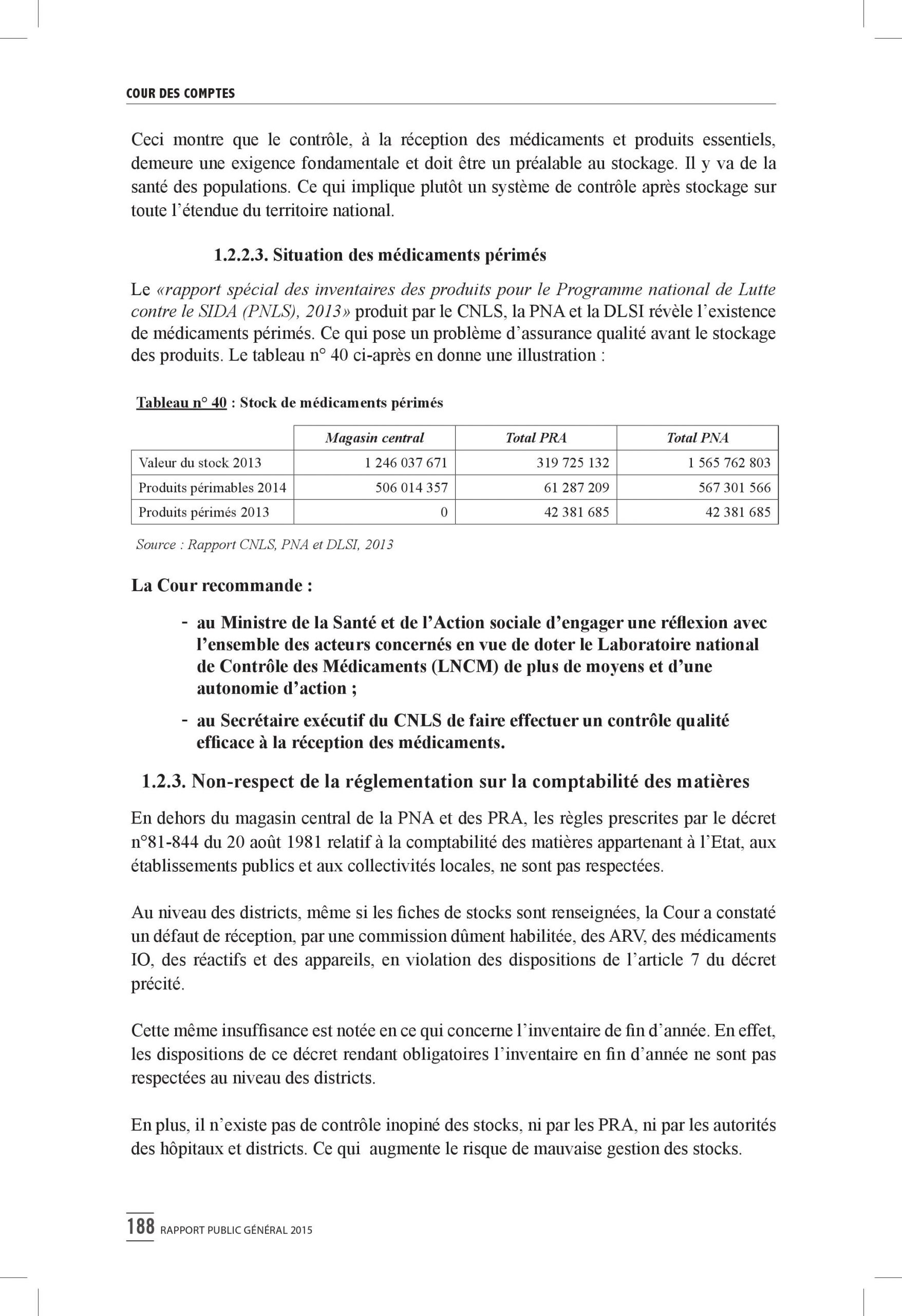 Intégralité du rapport 2015 de la Cour des comptes