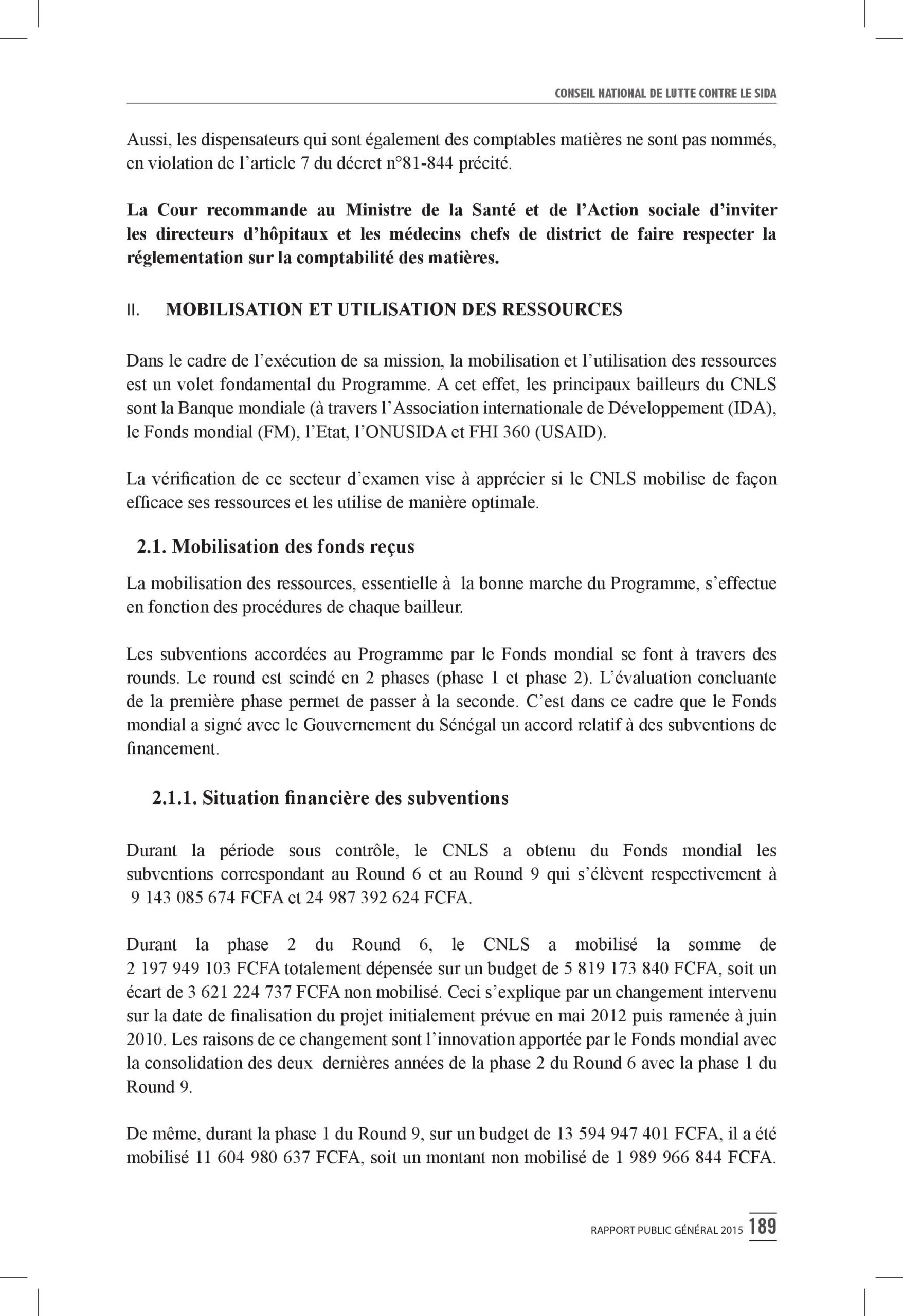 Intégralité du rapport 2015 de la Cour des comptes