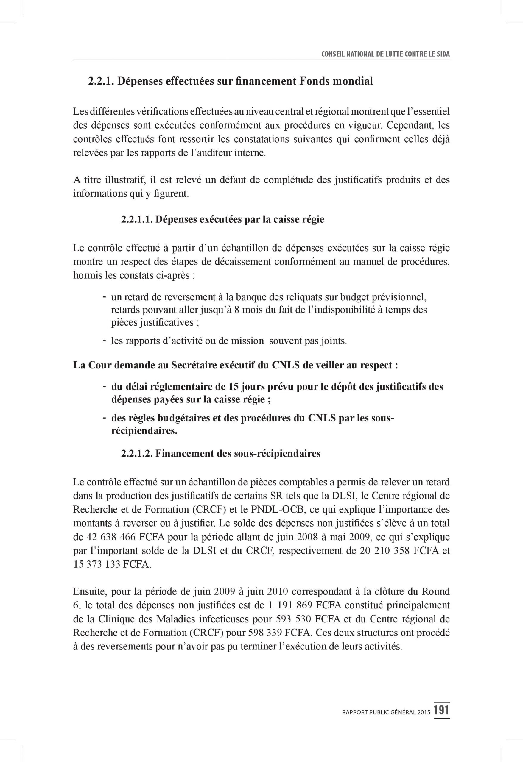 Intégralité du rapport 2015 de la Cour des comptes