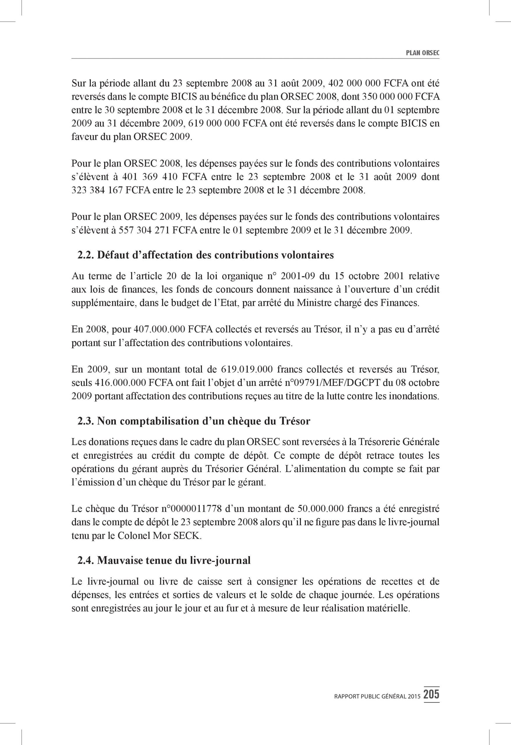 Intégralité du rapport 2015 de la Cour des comptes