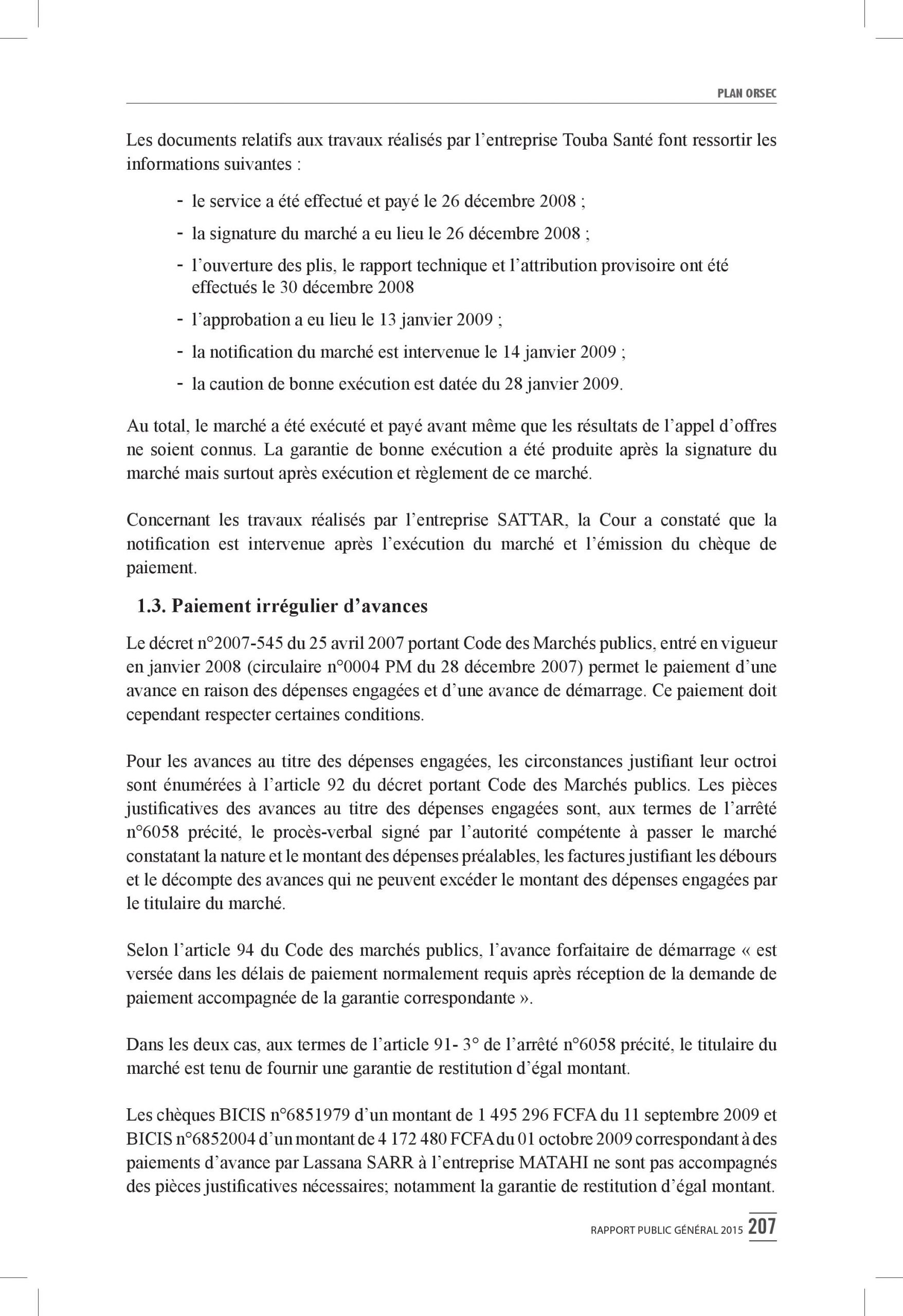 Intégralité du rapport 2015 de la Cour des comptes