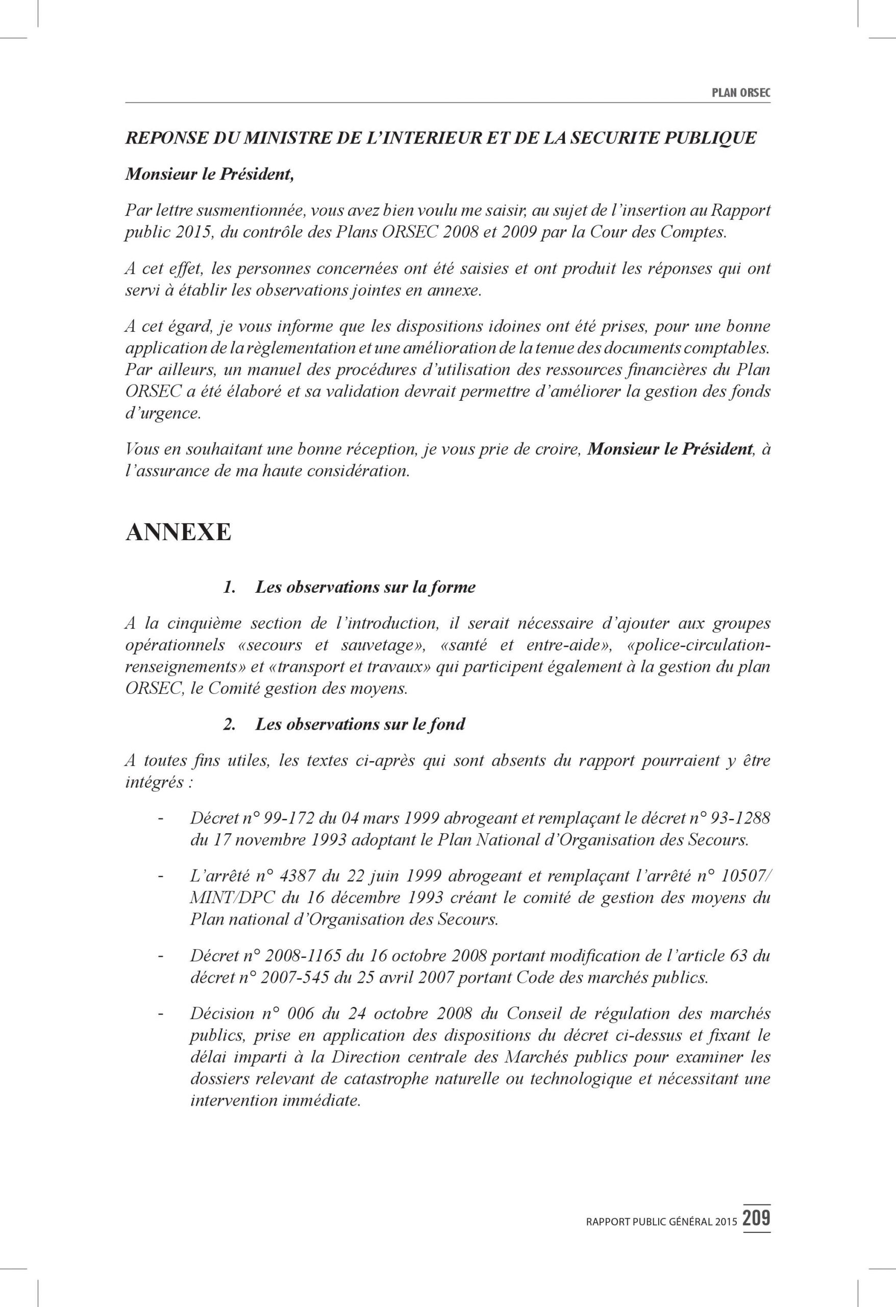 Intégralité du rapport 2015 de la Cour des comptes