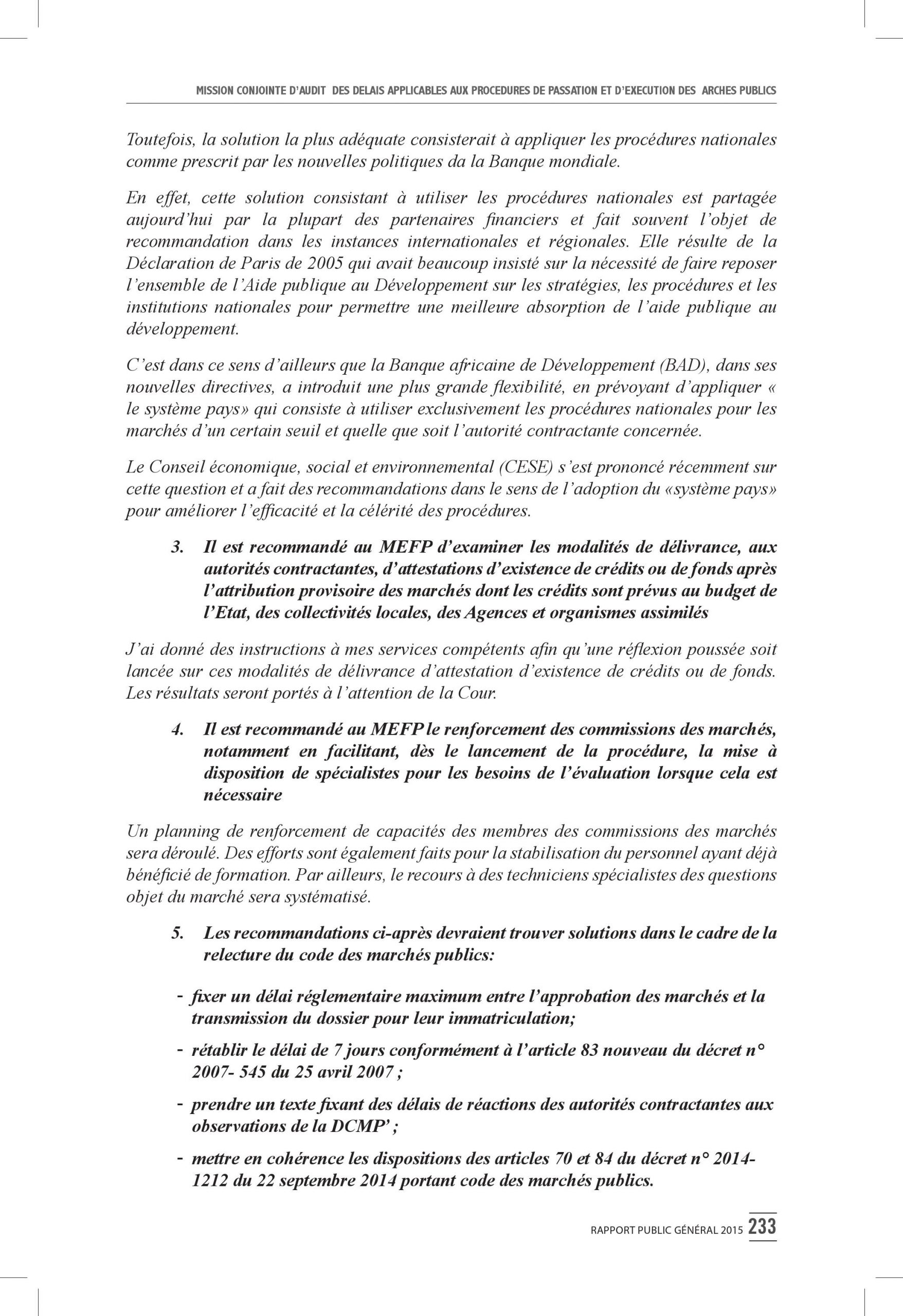 Intégralité du rapport 2015 de la Cour des comptes