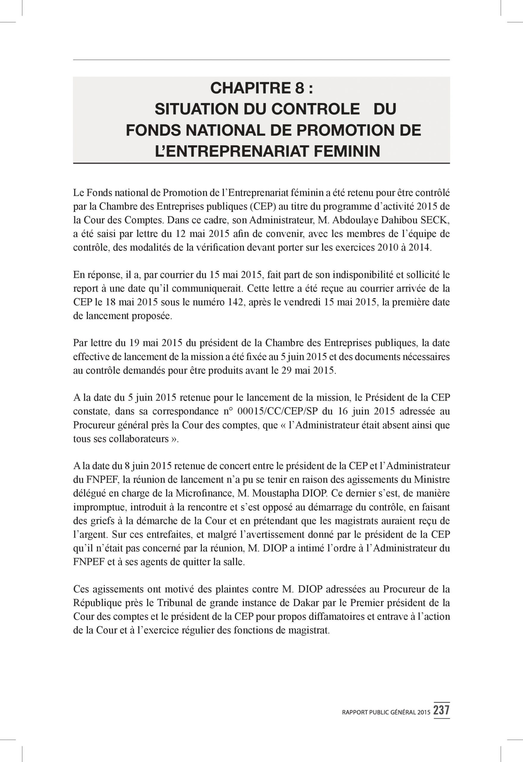 Intégralité du rapport 2015 de la Cour des comptes