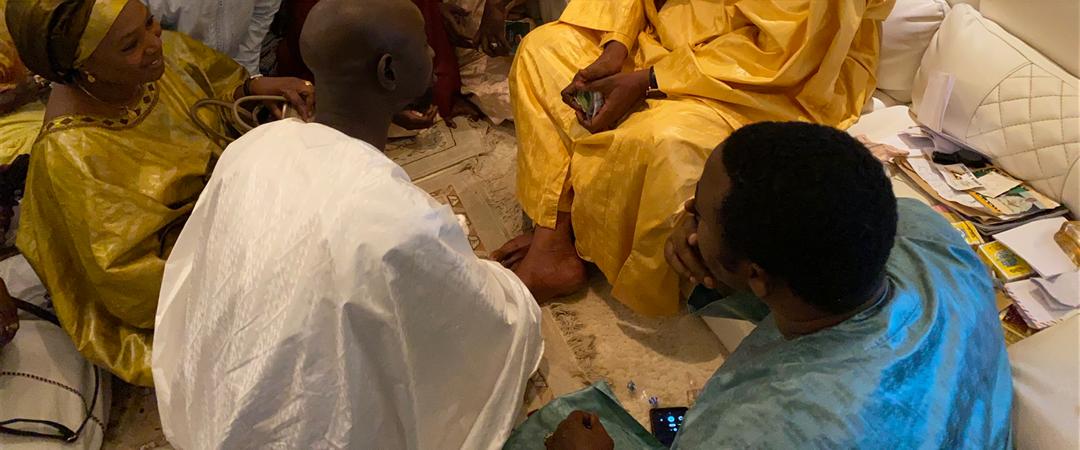 Photos: Amadou Diop Dg Tds en visite chez Serigne Abdou Karim Fall