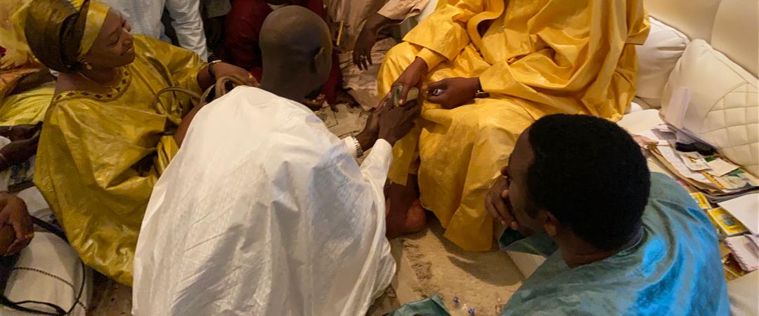 Photos: Amadou Diop Dg Tds en visite chez Serigne Abdou Karim Fall