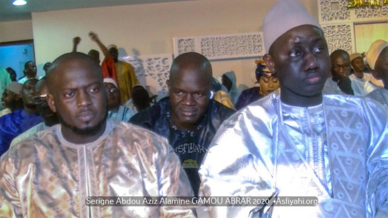 (03 Photos) Aziz Ndiaye au Gamou Abrar 2020, en hommage à Serigne Abdoul Aziz Sy Al Amine