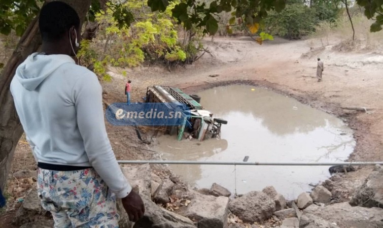 Accident à Sédhiou: La chute d'un camion fait un mort et quatre blessés !