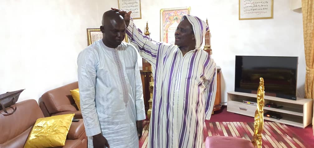 (Photos) Serigne Modou Kara reçoit le leader de Union sociale libérale Me Abdoulaye TINE