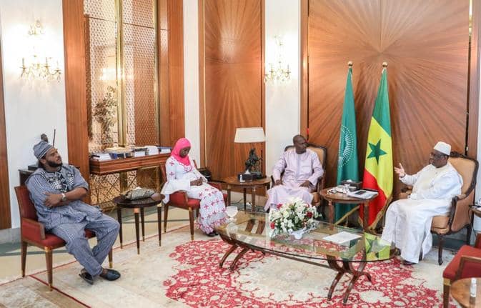 Photos - Lutte contre le coronavirus : Le Président Macky Sall a reçu le mouvement Y en a marre !
