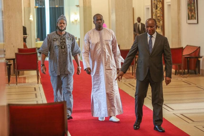 Photos - Lutte contre le coronavirus : Le Président Macky Sall a reçu le mouvement Y en a marre !