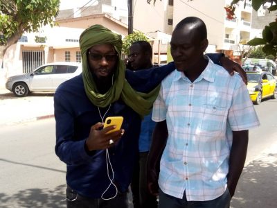 Libération de Guy Marius Sagna : No Lank et Y'en à marre devant la prison de liberté 6