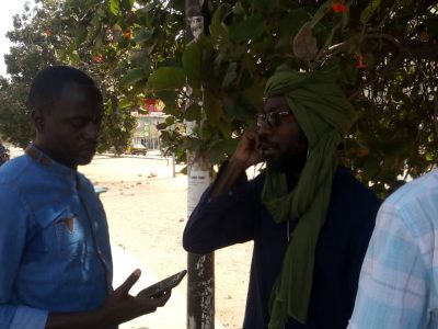 Libération de Guy Marius Sagna : No Lank et Y'en à marre devant la prison de liberté 6