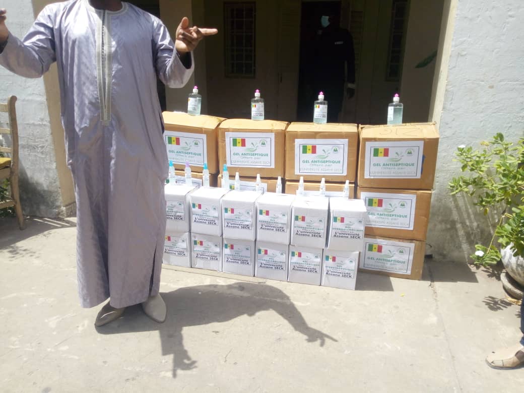 Lutte contre le Covid-19 : L'Université Assane Seck expérimente les gels hydroalcoolique en Casamance