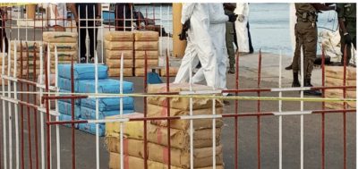 Trafic de drogue : la Marine nationale saisit 06 tonnes de cocaïne