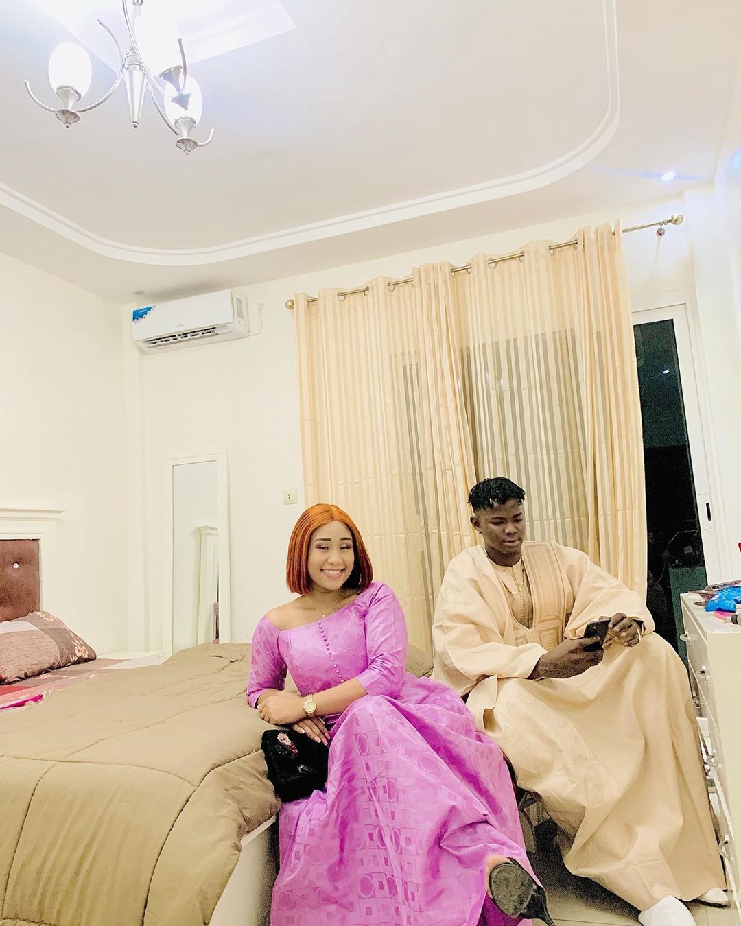 ( 10 Photos ) Spécial korité de couple de stars: Alima de la série Adja toute ravissante…