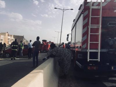 Une voiture se renverse sur la VDN 3 (photos)