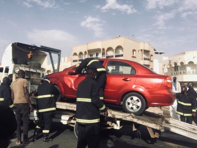 Une voiture se renverse sur la VDN 3 (photos)