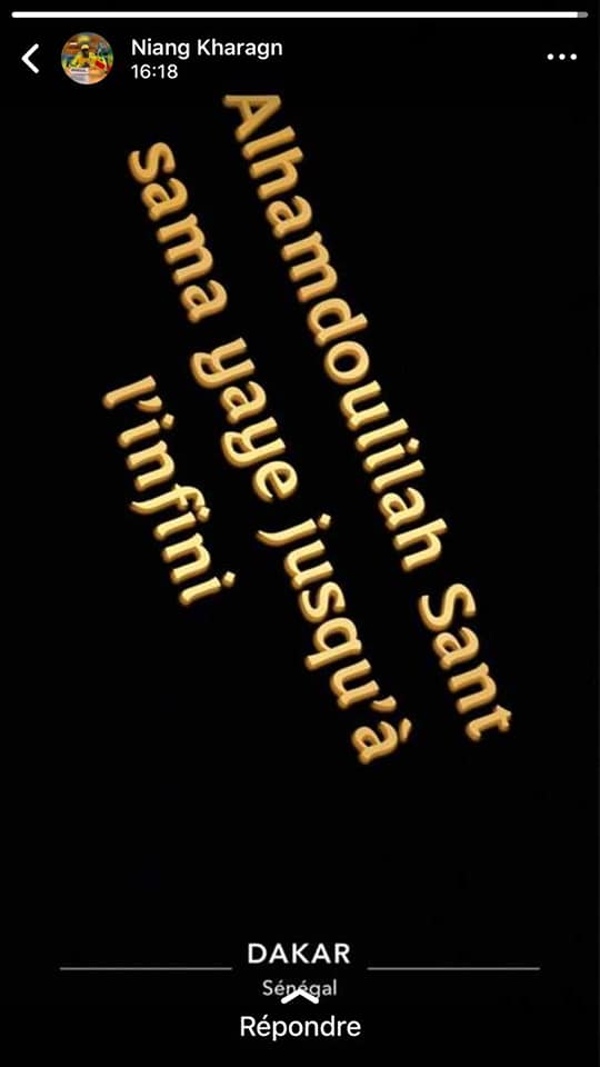 Les premiers mots de Niang Xaragne après sa libération