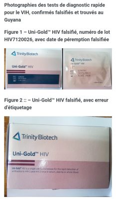 Alerte - Coronavirus: Des tests de dépistage falsifiés circulent en Afrique.