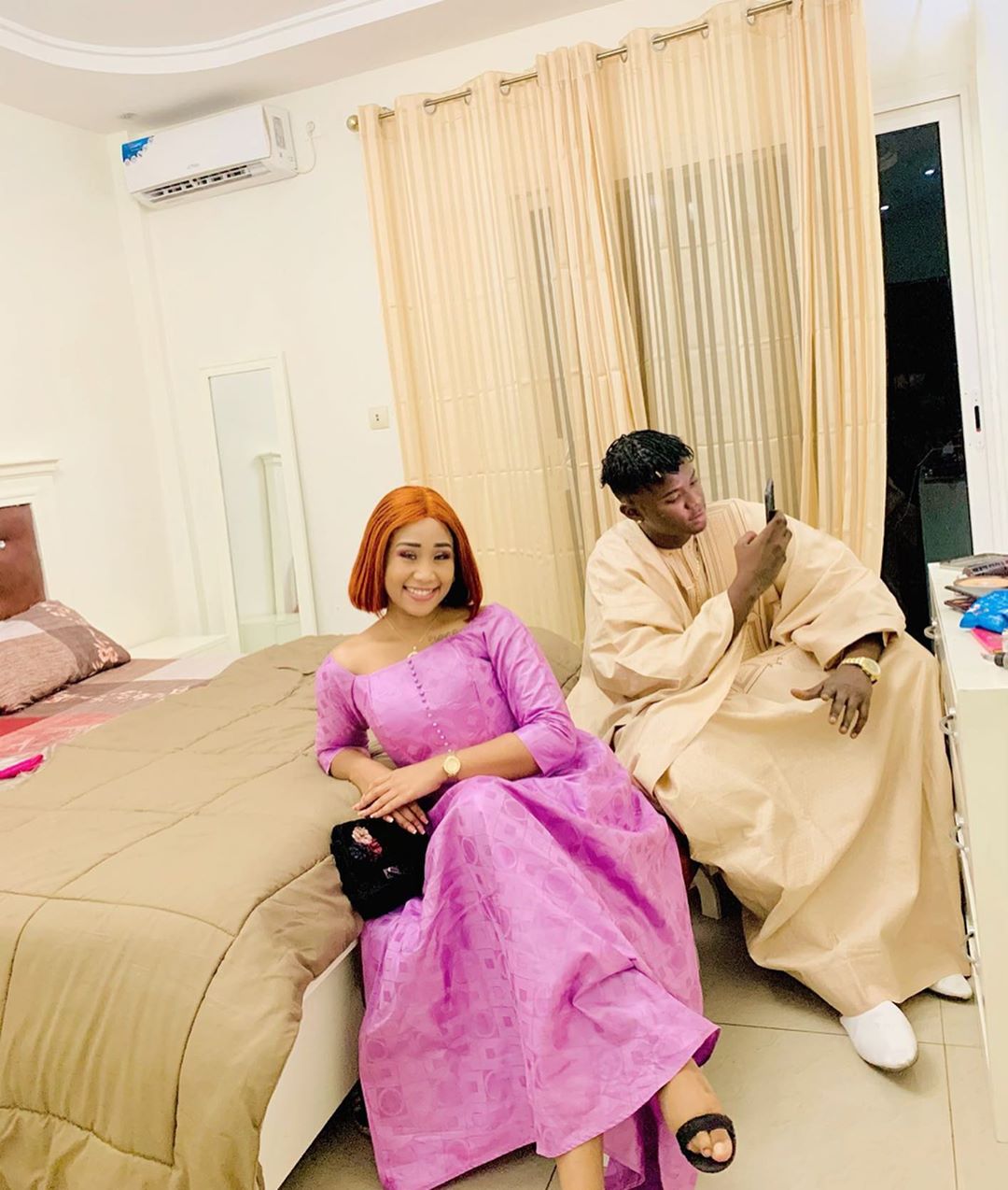 ( 10 Photos ) Spécial korité de couple de stars: Alima de la série Adja toute ravissante…