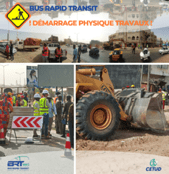 Travaux du BRT sur le section 1 : "Grande Mosquée de Guédiawaye, croisement Béthio Thioune" en état d'avancement
