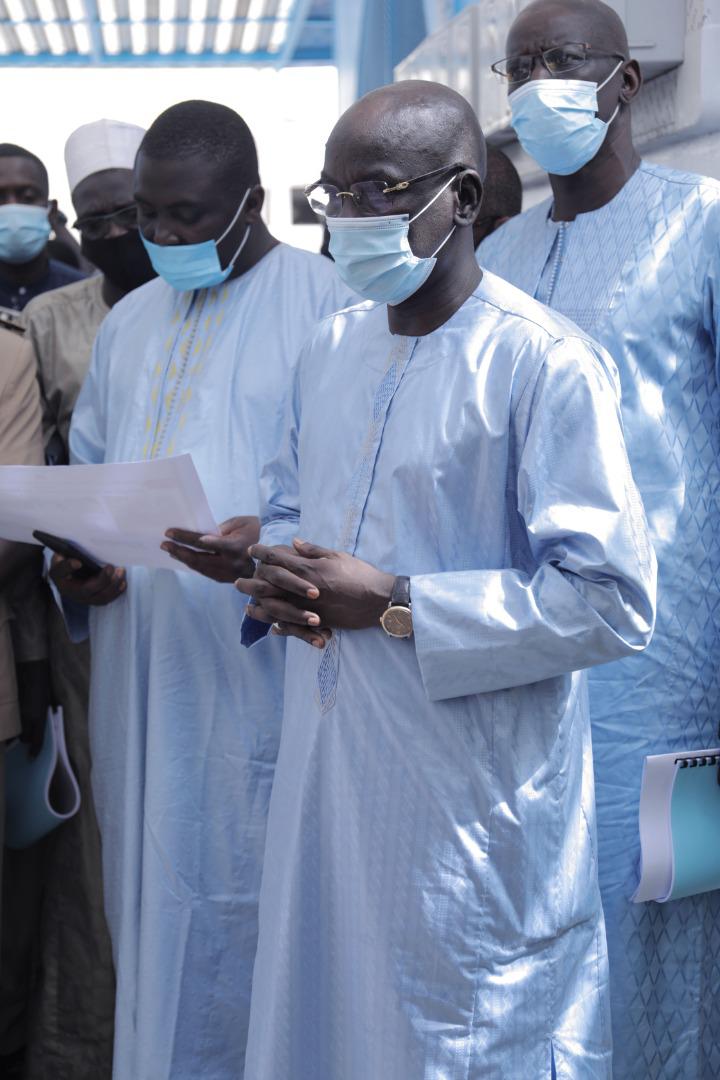 Recasement : Le Ministre de l'Urbanisme inaugure le marché du Champ de course