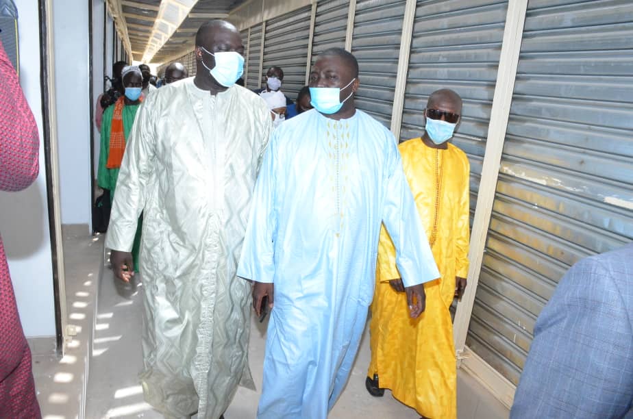 Recasement : Le Ministre de l'Urbanisme inaugure le marché du Champ de course