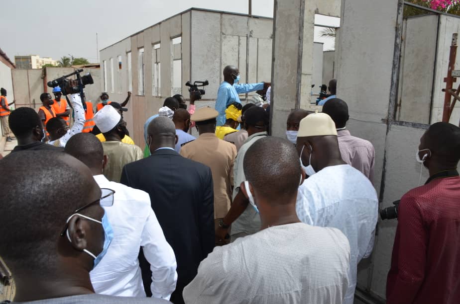 Recasement : Le Ministre de l'Urbanisme inaugure le marché du Champ de course