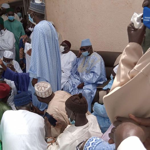 Photos : Serigne Babacar Sy Mansour chez feu El Hadji Tafsir Sakho