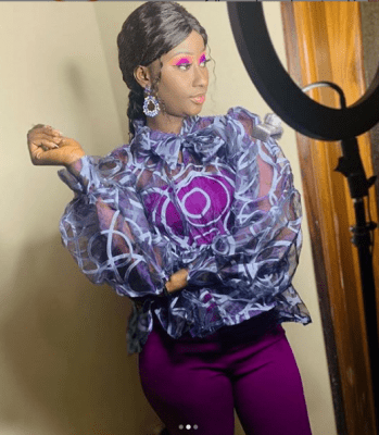 Photos : la très charmante Daba Ndiaye « VIP Sagnsé », illumine la toile « Ma noirceur mon identité »