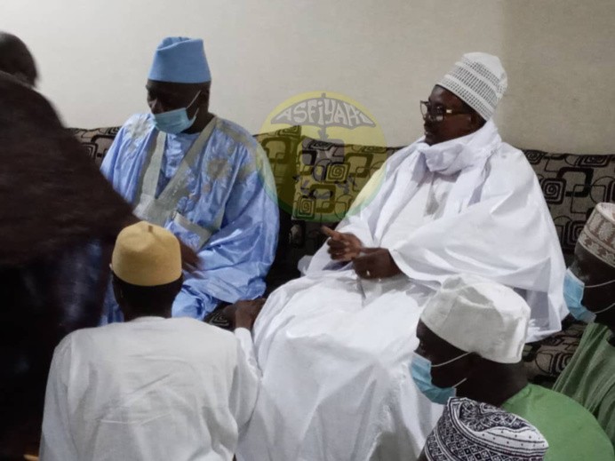 (30 Photos) Serigne Bass Abdou Khadre à Tivaouane pour présenter ses condoléances
