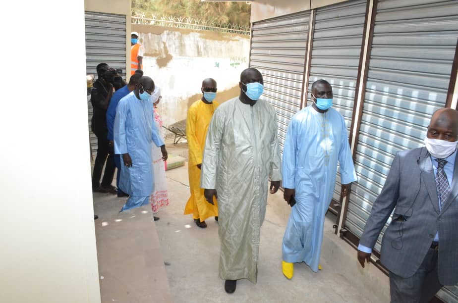 Recasement : Le Ministre de l'Urbanisme inaugure le marché du Champ de course