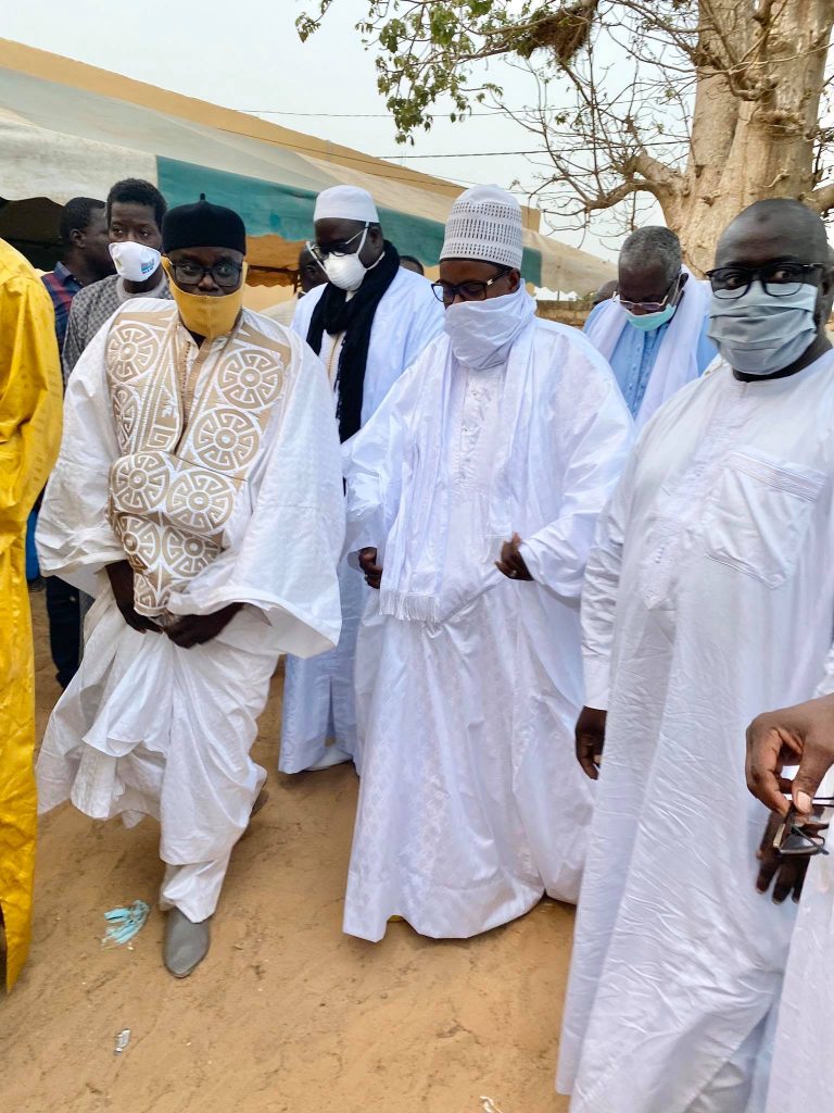 (10 Photos) Thiénaba Seck: Serigne Bass Abdou Khadre a présenté les condoléances de Touba