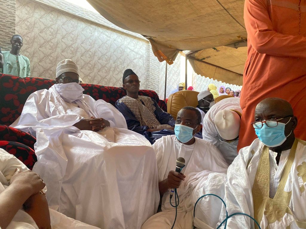 (10 Photos) Thiénaba Seck: Serigne Bass Abdou Khadre a présenté les condoléances de Touba