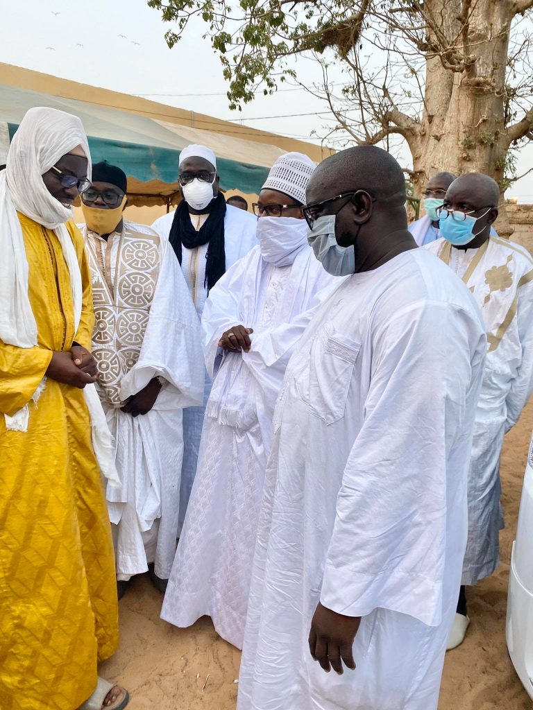 (10 Photos) Thiénaba Seck: Serigne Bass Abdou Khadre a présenté les condoléances de Touba