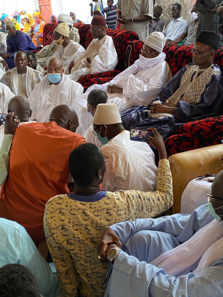 (10 Photos) Thiénaba Seck: Serigne Bass Abdou Khadre a présenté les condoléances de Touba